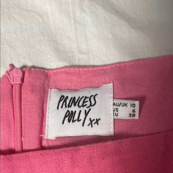 Princess Polly Vibrant Pink Long Sleeve mini Dress size 6 - Picture 2 of 8
